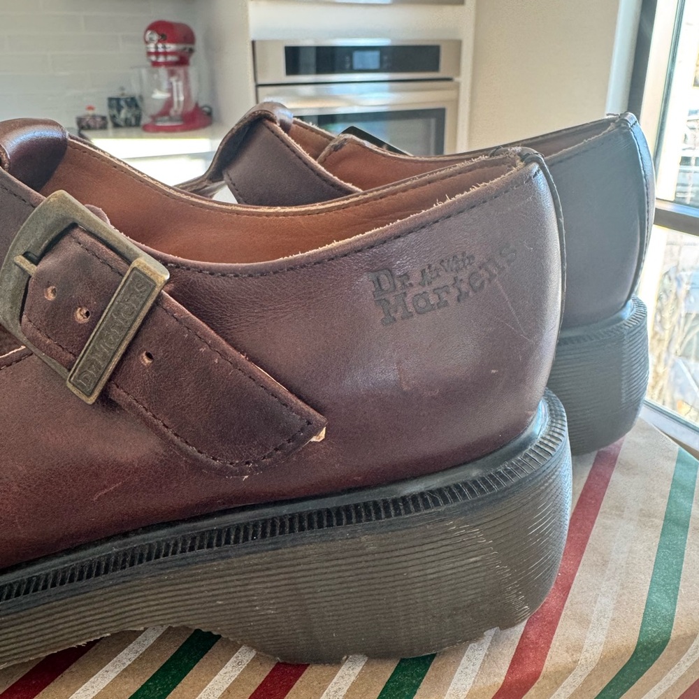 Dr. Martens Dark Brown Leather Mary Jane’s